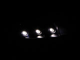 ANZO 1994-2001 Dodge Ram Crystal Headlights Black 111067