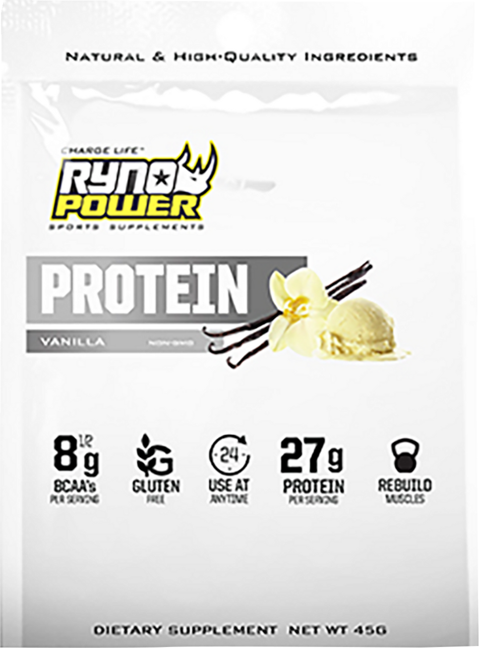 RYNO POWER Protein Powder - Vanilla - 1 Serving SMP-VAN