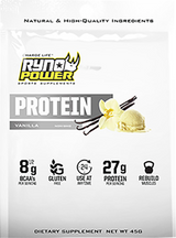 RYNO POWER Protein Powder - Vanilla - 1 Serving SMP-VAN