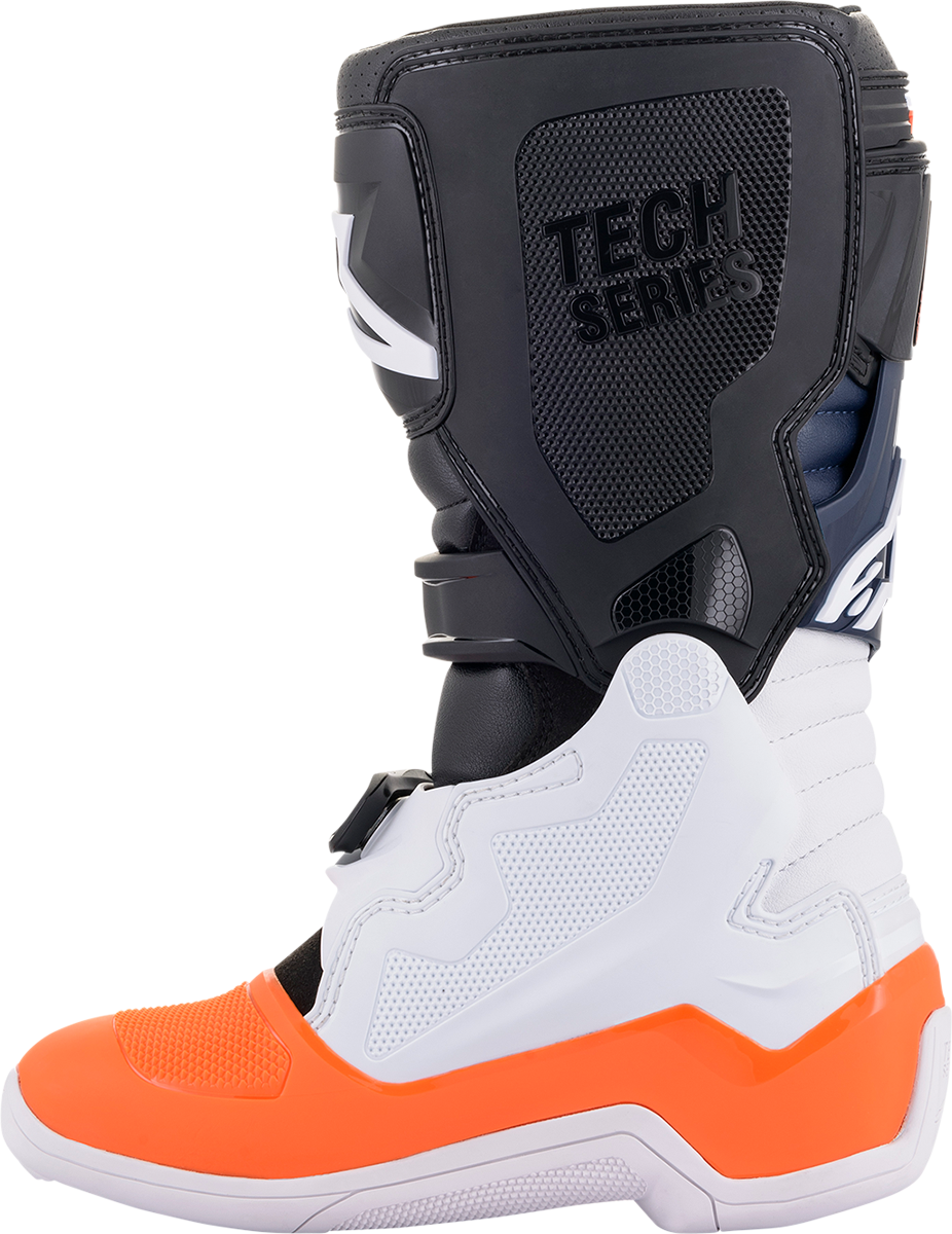 Botas ALPINESTARS Tech 7S - Negro/Naranja/Blanco - US 8 2015017-1241-8