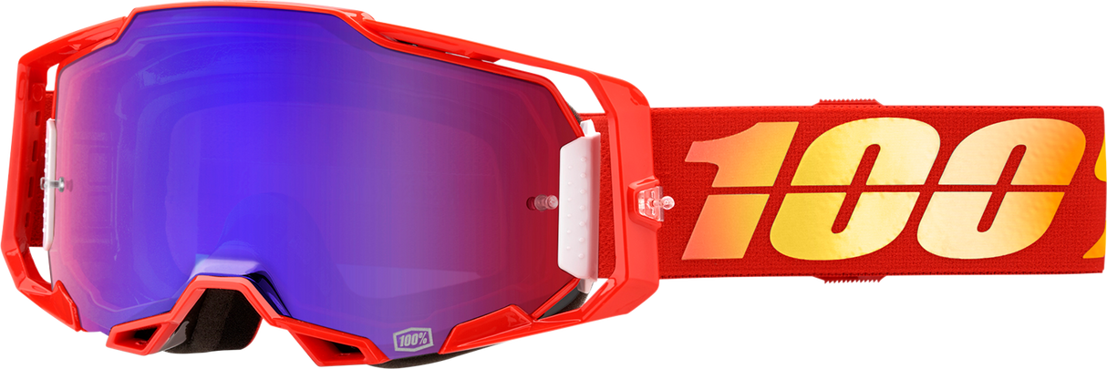 100% Armega Goggles - Nuketown - Red/Blue Mirror 50005-00020