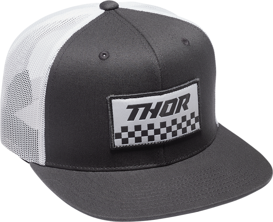 THOR Checker Hat - Gray/White 2501-3994