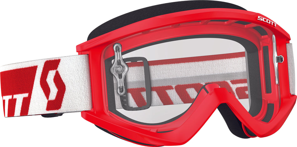 SCOTT Recoil Xi Goggle Red W/Clear Lens 246485-0004113