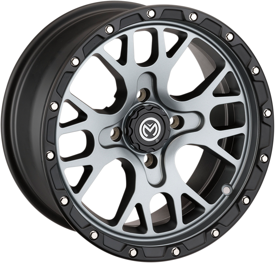 MOOSE UTILITY Wheel - 545X - Front/Rear - Gray - 14x7 - 4/136 - 4+3 545147136SGBL44