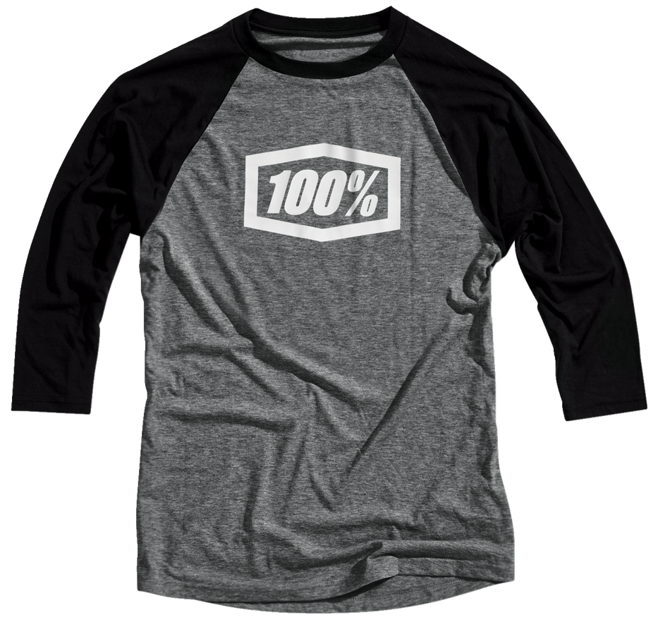 100% Tech Icon 3/4 Sleeve T-Shirt - Black - XL 20012-00003