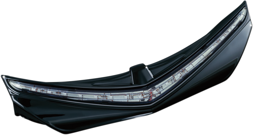 KURYAKYN LED Fender Tip - Gloss Black - Rear 3248