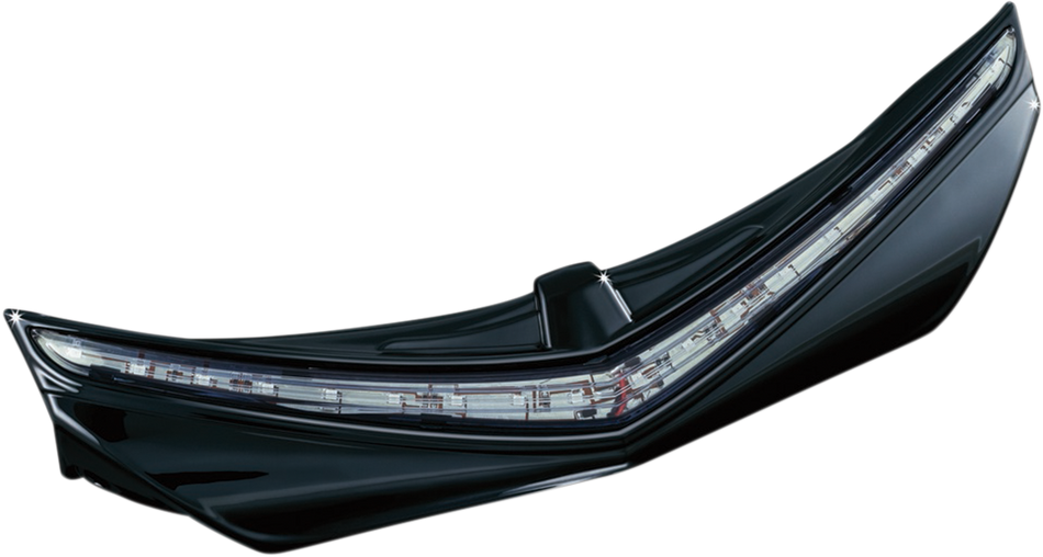 KURYAKYN LED Fender Tip - Gloss Black - Rear 3248