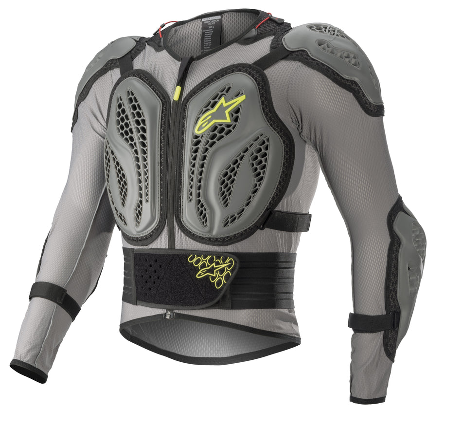 ALPINESTARS Bionic Action Jacket Dk Grey/Ash Grey/Ylw Fluo 2x 6506818-9355-2XL