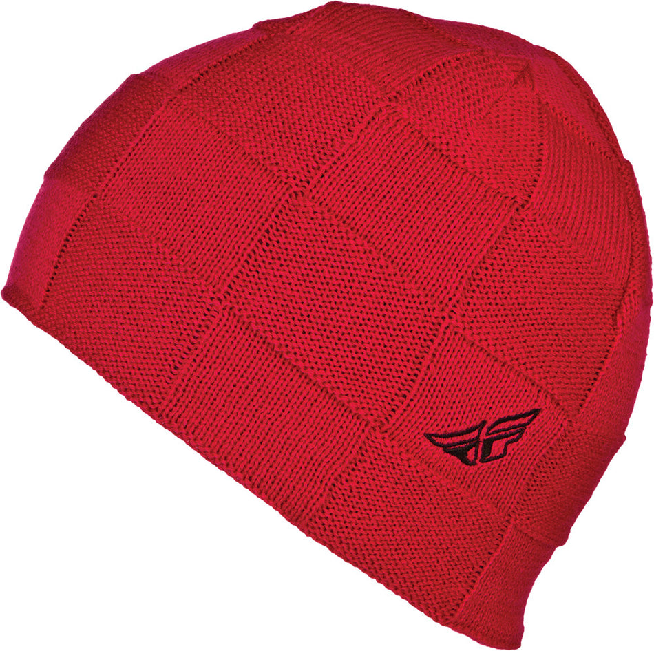 FLY RACING First Over Finish Beanie (Red/Black) 351-0342