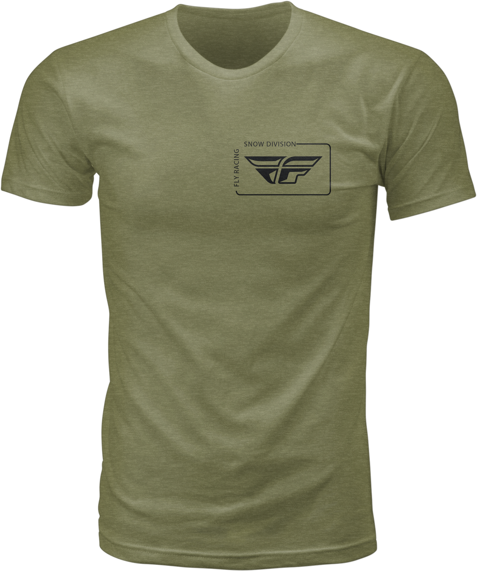 FLY RACING Fly Priorities Tee Light Olive Lg 352-1262L