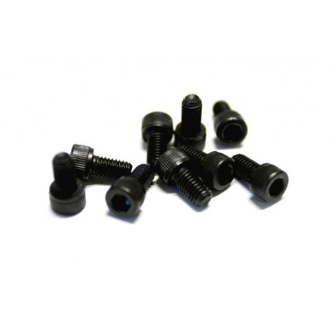 Biggun Exhaust 1/4x20 Base Plate Allen Screws(4 Pk) - Socket Head (Blk) 980502