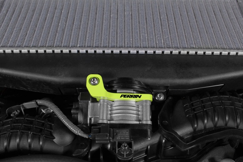 Perrin 2022+ Subaru WRX/19-23 Ascent/Legacy/Outback Top Mount Intercooler Bracket - Neon Yellow PSP-ITR-331NY