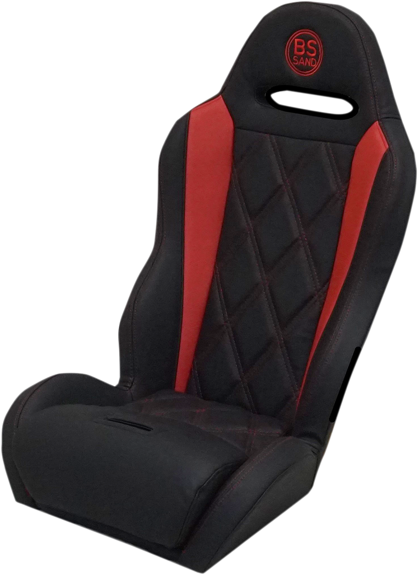 BS SAND Performance Seat - Big Diamond - Black/Red PBURDBDKW