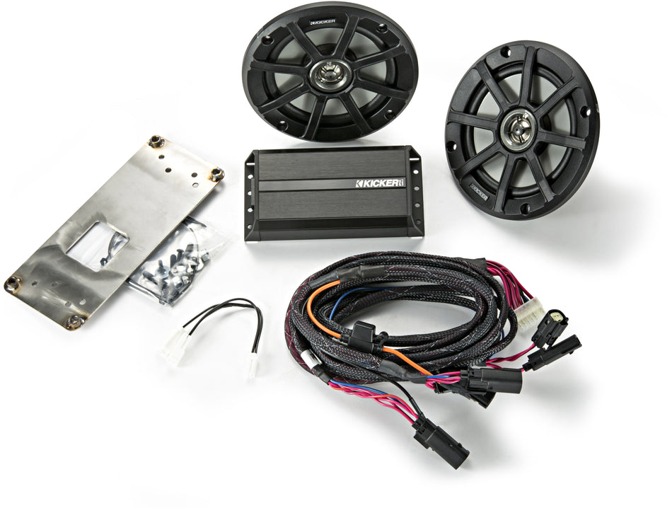 KICKERFront Speaker/Amp Audio Kit 14-Up Flht ModelsFHDESU14