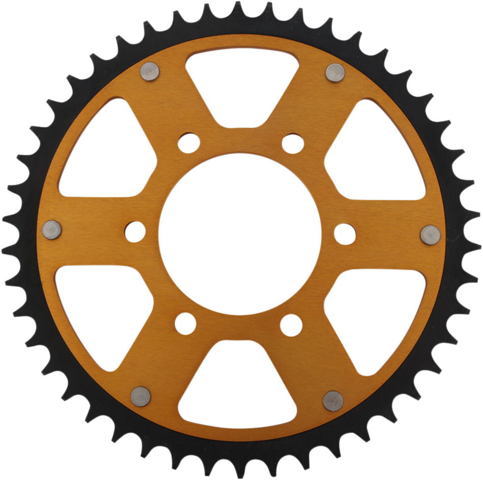 SUPERSPROX Stealth Rear Sprocket - 46 Tooth - Gold - Kawasaki RST-478-46-GLD