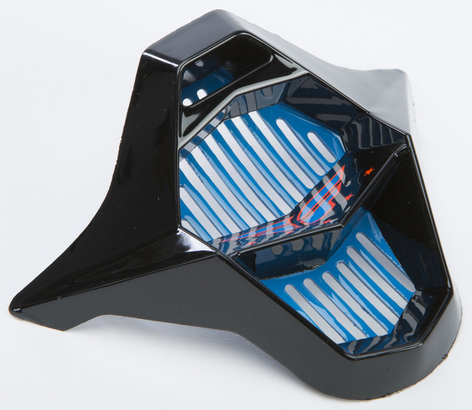 FLY RACING Kinetic Impulse Helmet Mouthpiece Blue/Black/Orange 73-4746