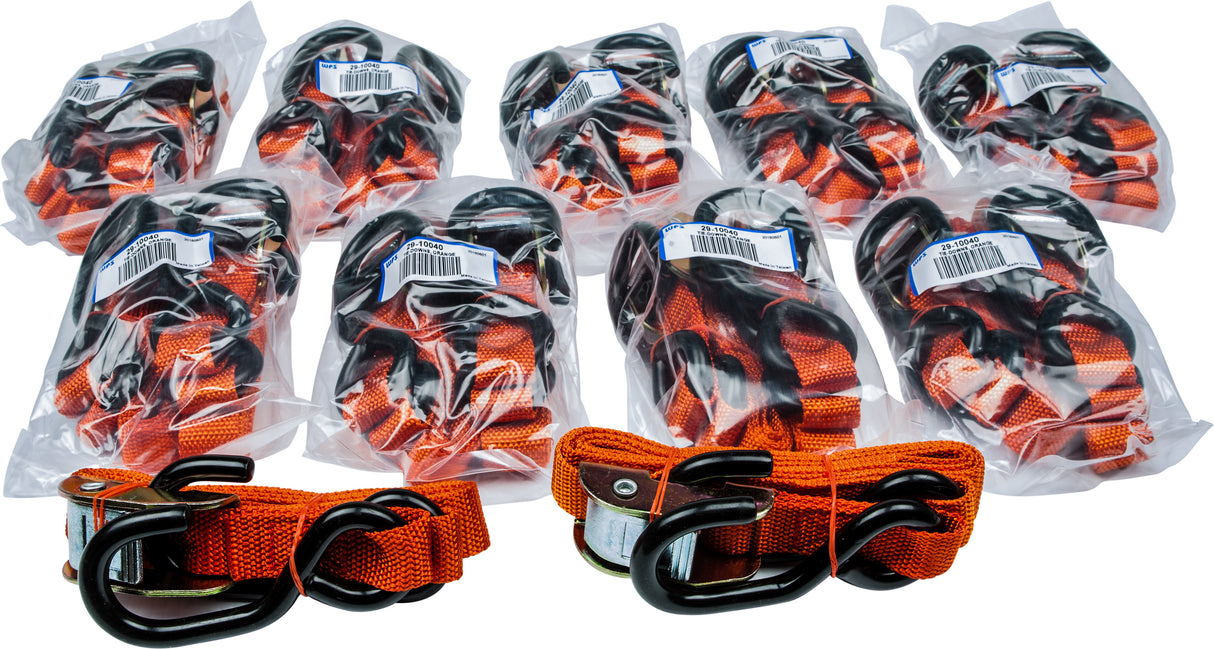 FIRE POWER 1" Tie-Down Orange 10/Pairs 21269BULK