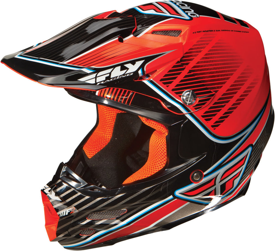 FLY RACING F2 Canard Graphic Helmet Orang E/Black Xs 73-4039XS