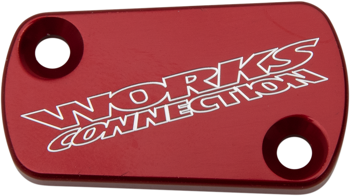 WORKS CONNECTION Clutch Cover - Red 21-151