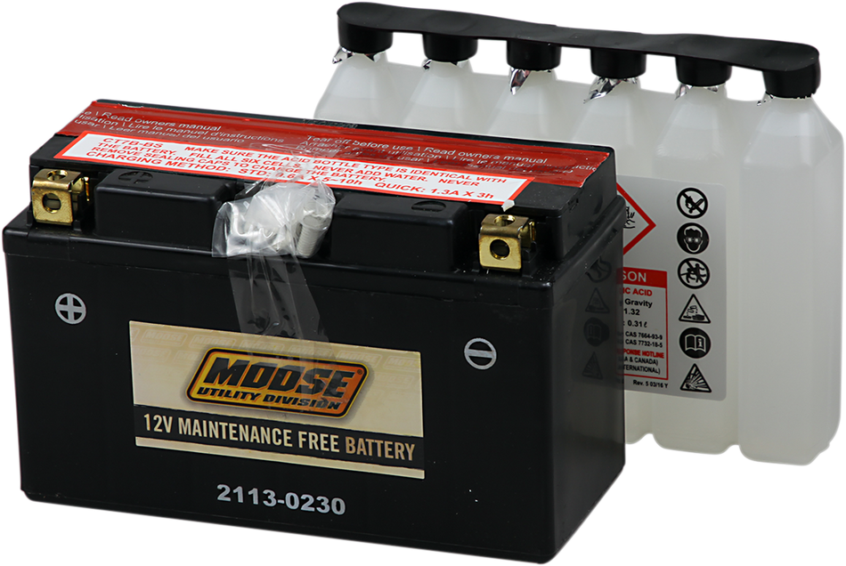 MOOSE UTILITY AGM Battery - YT7B-BS 2113-0230