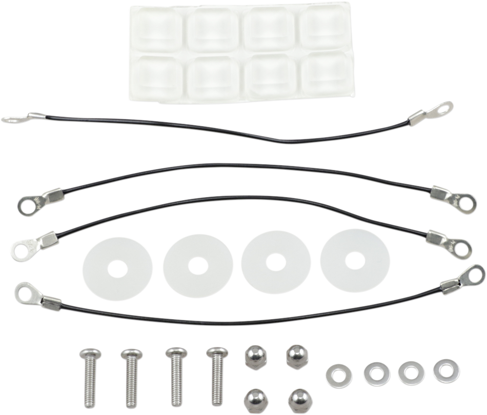 RIVCO PRODUCTS Bagger Budz Saddlebag Bumpers and Pin Retainer Kit BB-05