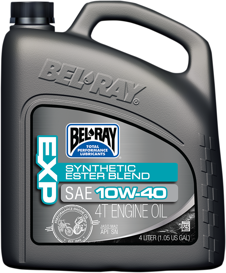 BEL-RAY EXP Synthetic Blend 4T Oil - 10W-40 - 4L 99120-B4LW