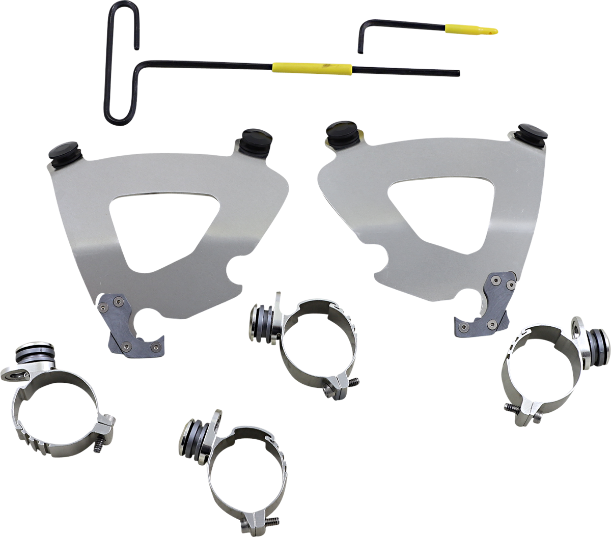 MEMPHIS SHADES Gauntlet Mounting Kit - Polished - XL MEK2057