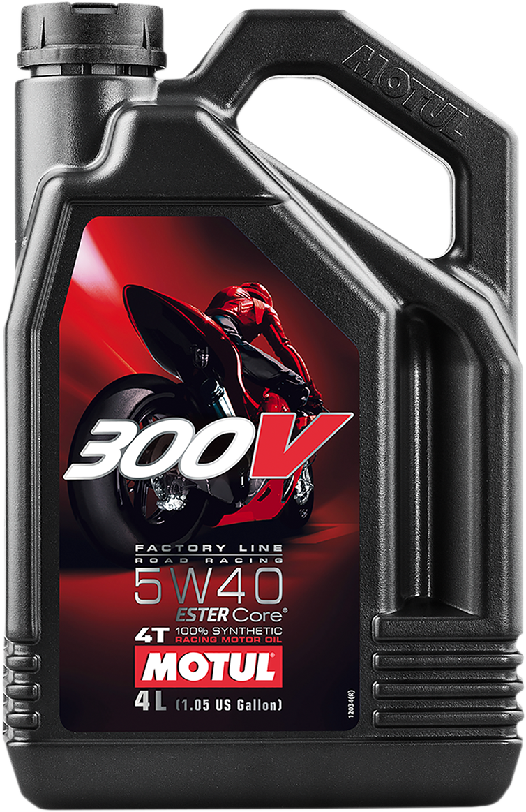 MOTUL 300V Synthetic Ester Oil - 5W-40 - 4L 104115