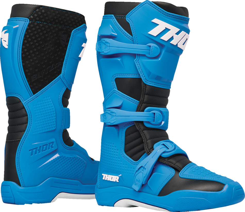 THOR Blitz XR Boots - Blue/Black - Size 7 3410-3082