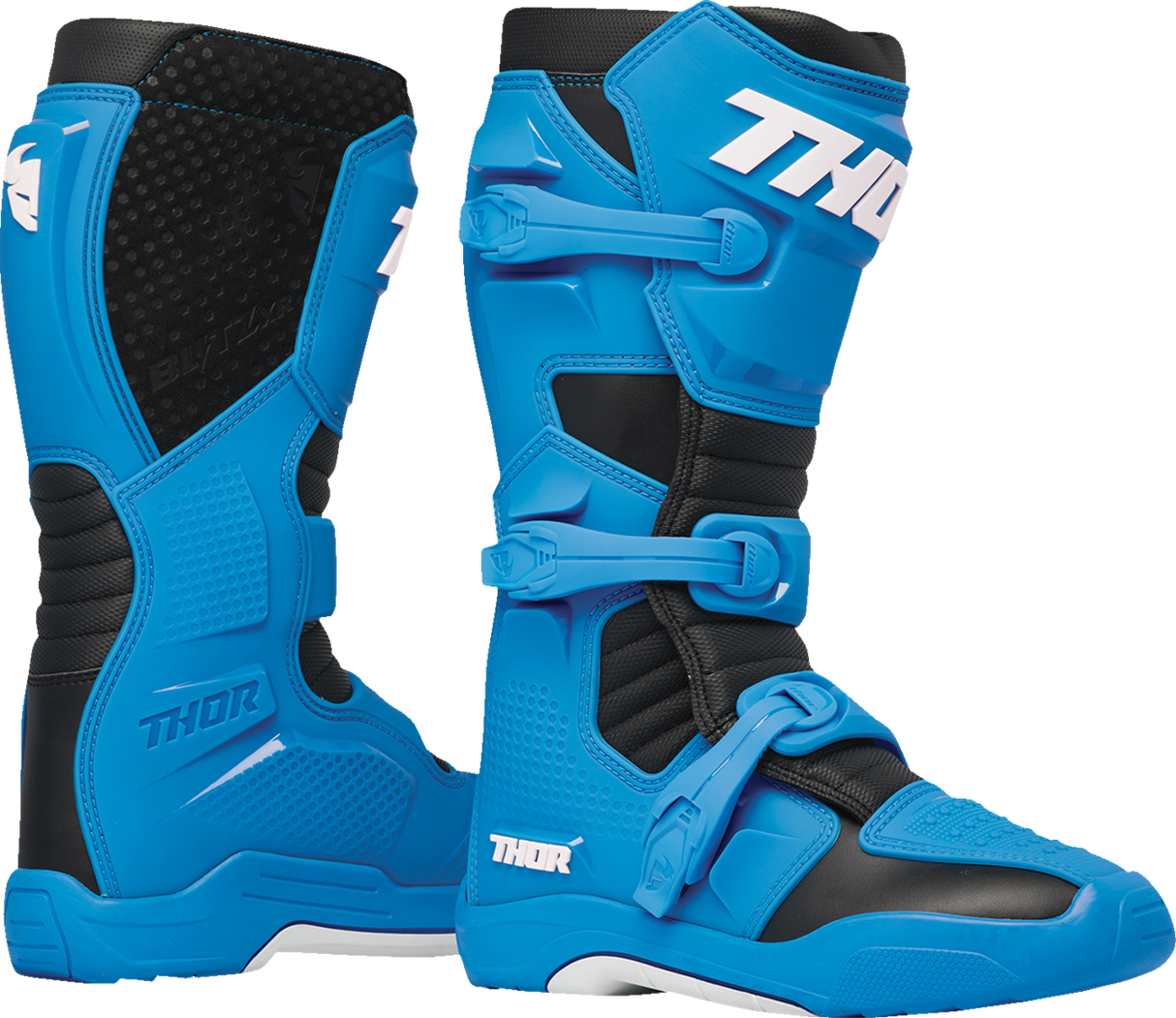 THOR Blitz XR Stiefel - Blau/Schwarz - Größe 7 3410-3082 