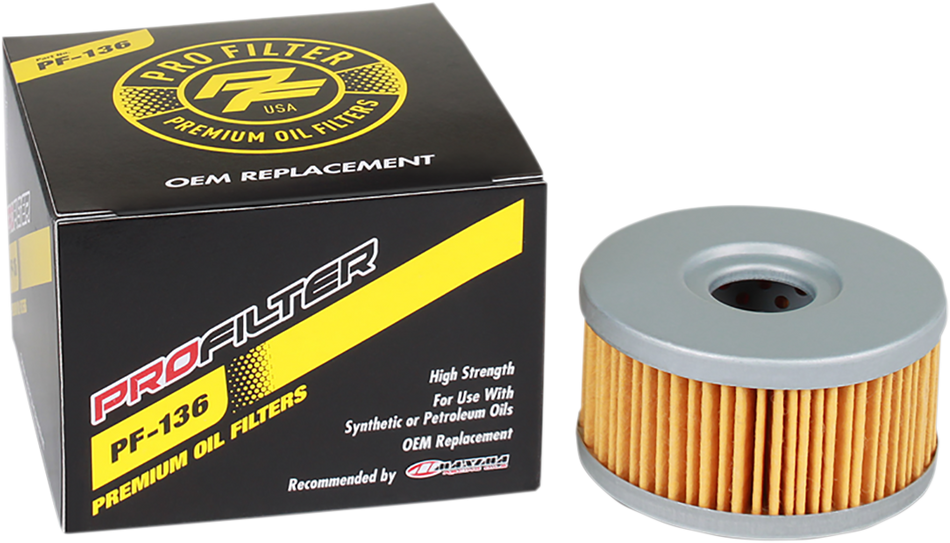PRO FILTER Replacement Oil Filter PF-136