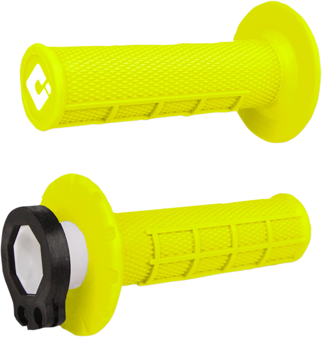 ODI Grips - MX - Half Waffle - Fluorescent Yellow H36HWY