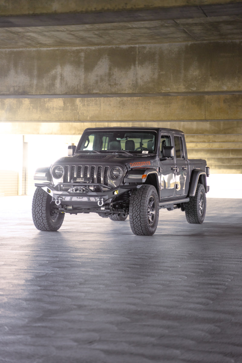 DV8 Offroad 07-18 Jeep Wrangler JK / 18-23 Wrangler JL / 20-23 Gladiator JT MTO Series Front Bumper FBJL-12