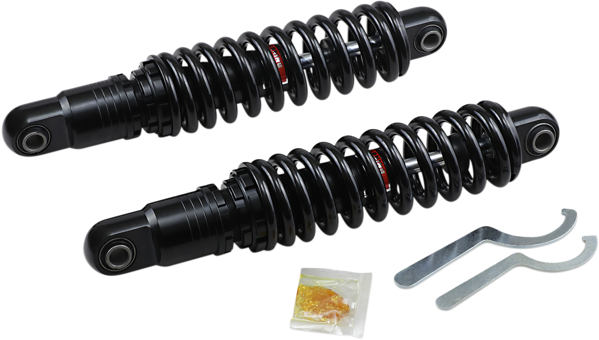 DRAG SPECIALTIES SHOCKS Premium Ride-Height Adjustable Shocks - Black - Heavy Duty - 13" C16-0157HB