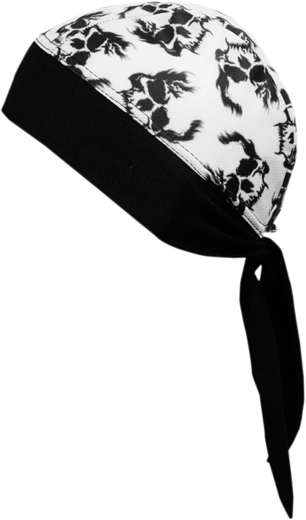 SCHAMPA & DIRT SKINS Z-Wrap - Black/White Skull BNDNA003-84