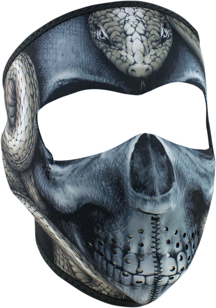 ZAN HEADGEAR Full-Face Mask - Snake Skull WNFM415