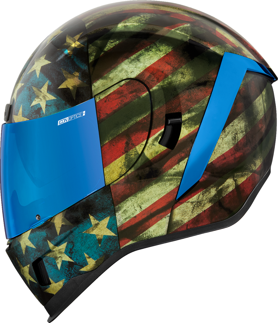 Open Box new ICON Airform™ Helmet - Old Glory - Medium 0101-14784
