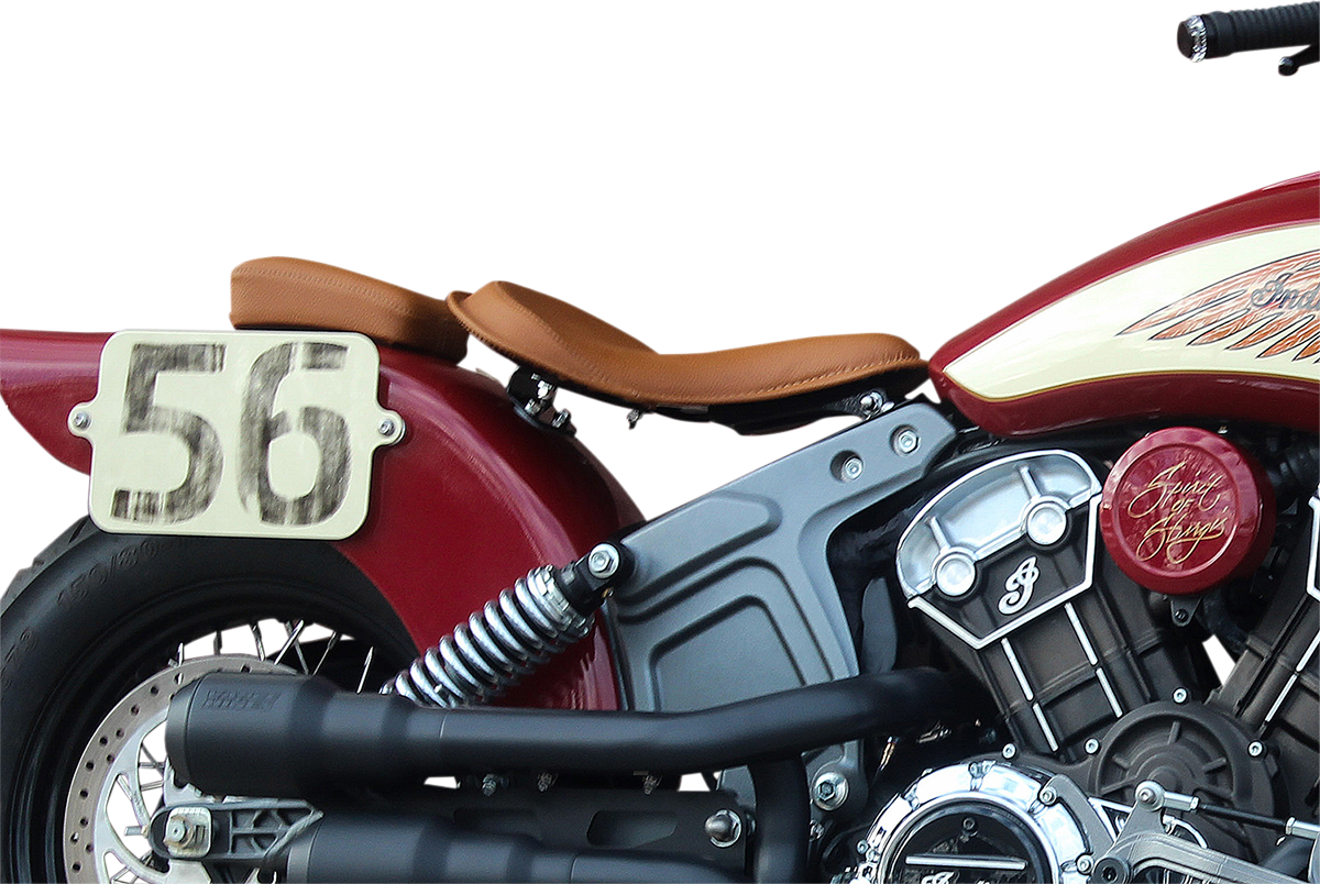 KLOCK WERKS Seat Pan Kit - Klassic - Brown - Scout '15-'23 KWS-04-0048