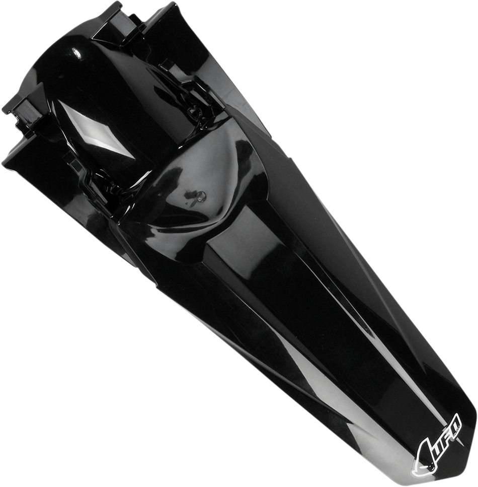 UFO MX Rear Fender - Black ACT BLACK REAR FENDER HO04660-001