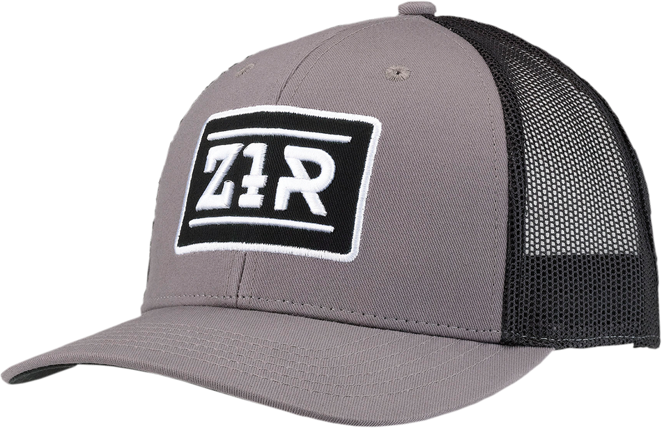 Z1R Trucker Snapback Hat - Gray/Black 2501-3669