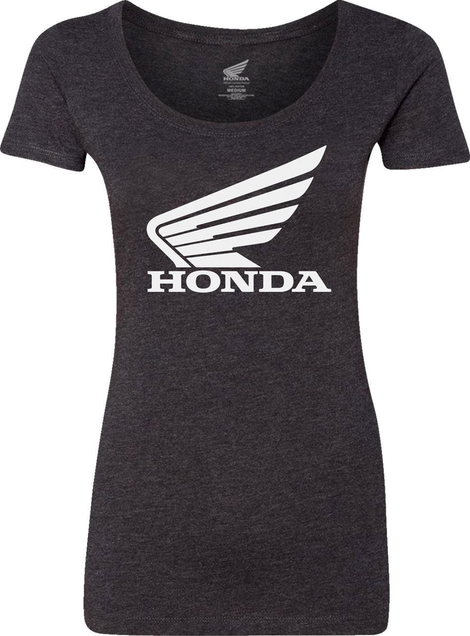 HONDA APPAREL Women's Honda Wing T-Shirt - Black - Medium NP21S-L3030-M