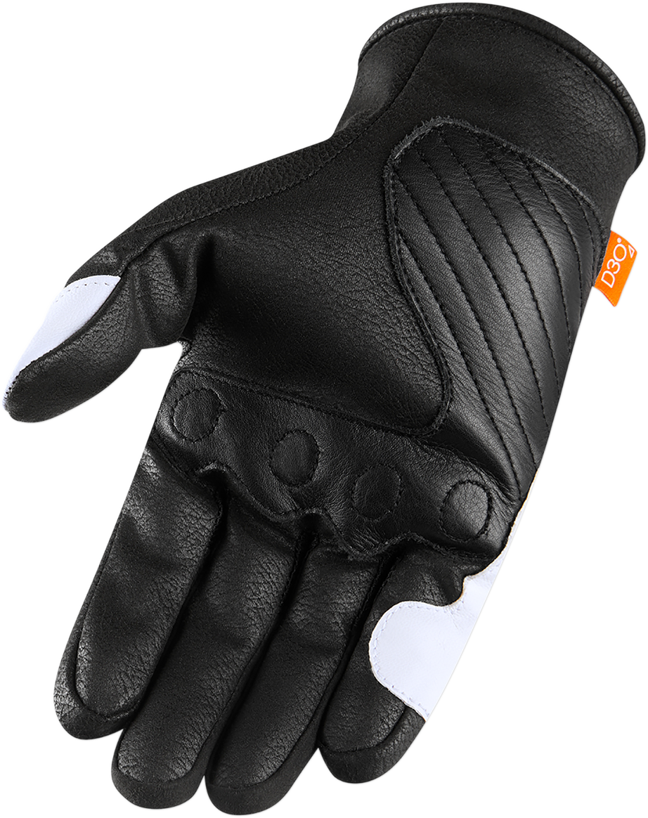 ICON Contra2 Gloves - White - 2XL 3301-3699