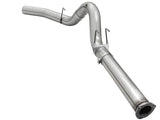 aFe MACHForce XP Exhaust 5in DPF-Back Stainless Steel Exhaust 2015 Ford Turbo Diesel V8 6.7L No Tip 49-43064