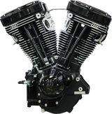 S&S CYCLE V124 Series Black Edition Long Block Engine without Induction/Ignition 310-1158