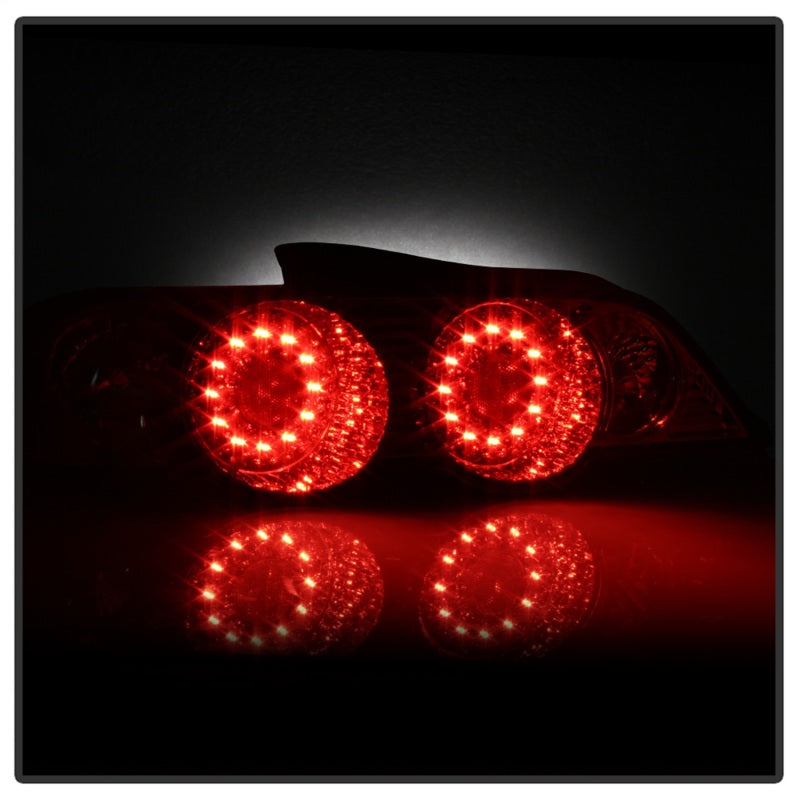 Spyder Acura RSX 02-04 LED Tail Lights Red Clear ALT-YD-ARSX02-LED-RC 5000385