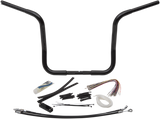 FAT BAGGERS INC. Handlebar Kit - Rounded Top - 14" - Black 909414-B