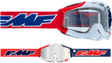 FMF PowerBomb Goggles - US of A - Clear F-50036-00006 2601-2976