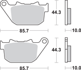 SBS Street Excel Brake Pads - Sportster 808H.LS