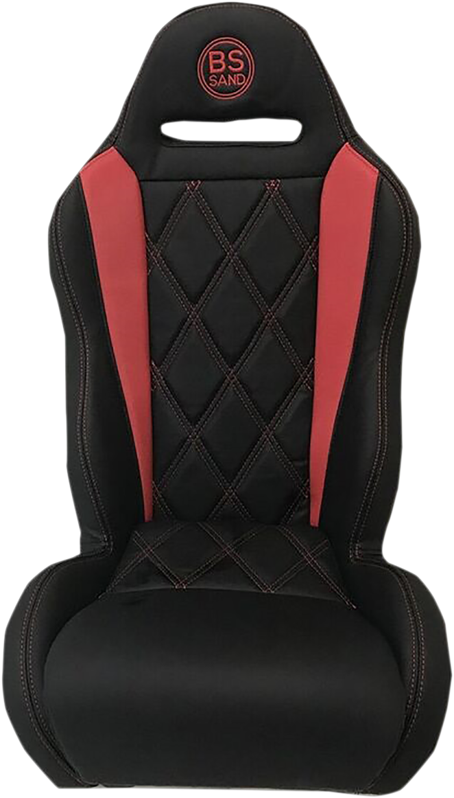 BS SAND Performance Seat - Diamond - Black/Red PBURDBD20