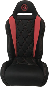 BS SAND Performance Seat - Diamond - Black/Red PBURDBD20